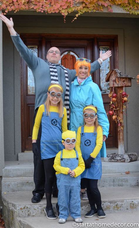 Family Minion Halloween Costumes