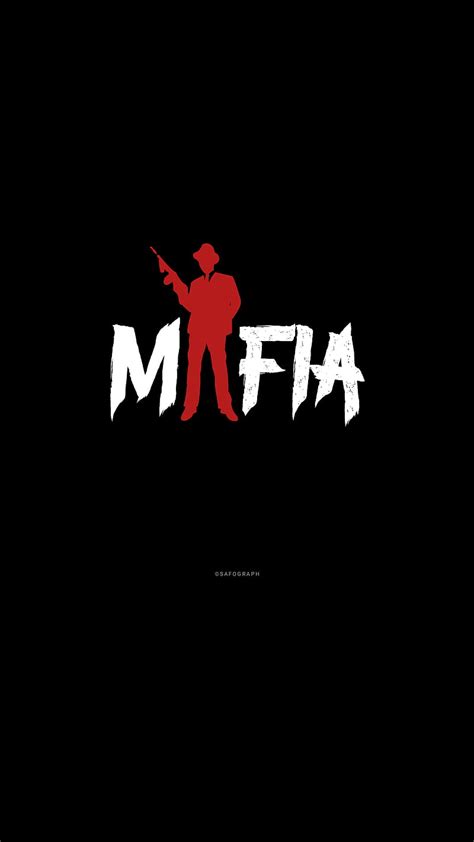 Mafia, black, gun, iphone, mafia mafia, mafia wall, red, HD phone wallpaper | Peakpx