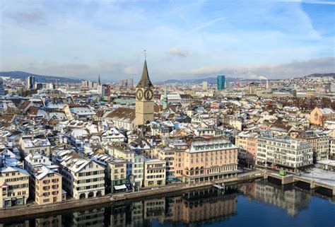 Winter panorama of Zurich — Stock Photo © happyalex #1622230