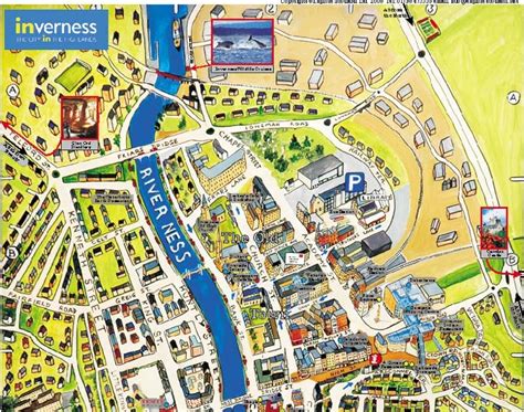 Map Of Area Around Inverness Scotland - Map Ireland Counties and Towns