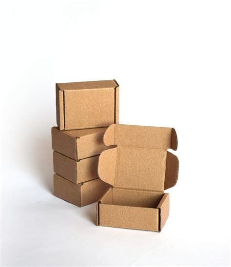 100 Small Corrugated Mailer Boxes Bulk Cardboard Sturdy - Etsy Canada