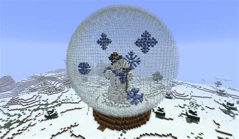 Let it snow! - Snow globe Minecraft Map