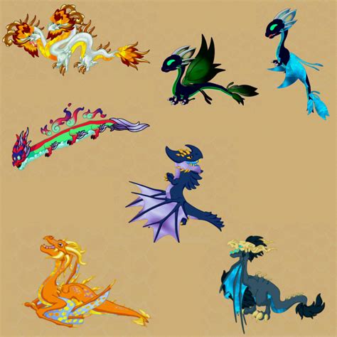 Dragons with traits that actually look pretty cool - [ part 1? ] : r ...