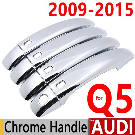 for Audi Q5 Luxurious Chrome Door Handle Covers Trim Set of 4Door Q5 ...