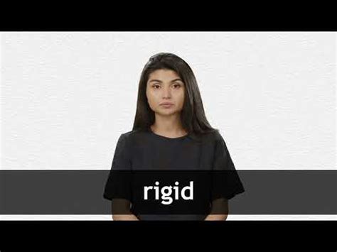 RIGID definition in American English | Collins English Dictionary