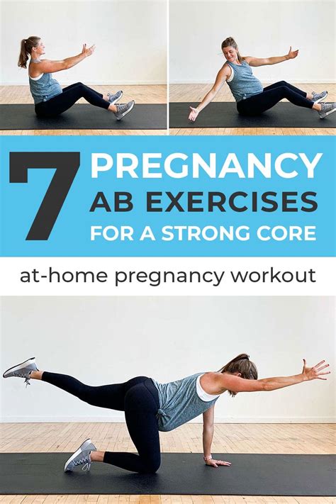 8 Safe Pregnancy Ab Exercises (Video) | Nourish Move Love