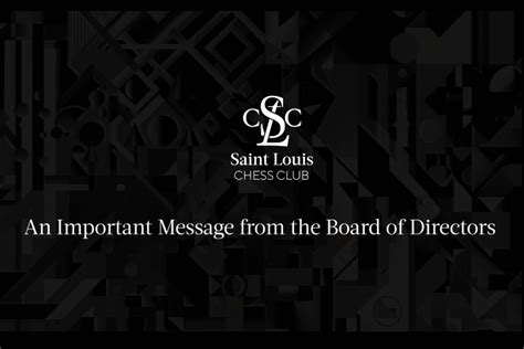 Statement of the Saint Louis Chess Club | ChessBase