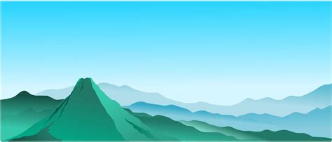 blue mountain ridge, silhouette valley mountain sky vector 6552258 Vector Art at Vecteezy