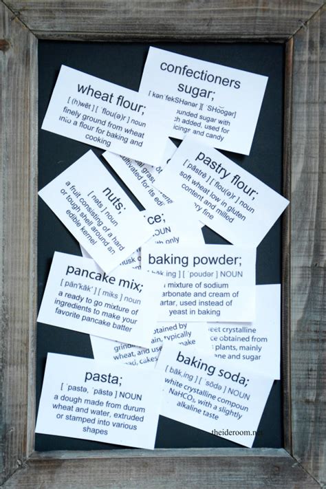 Printable Pantry Labels - The Idea Room