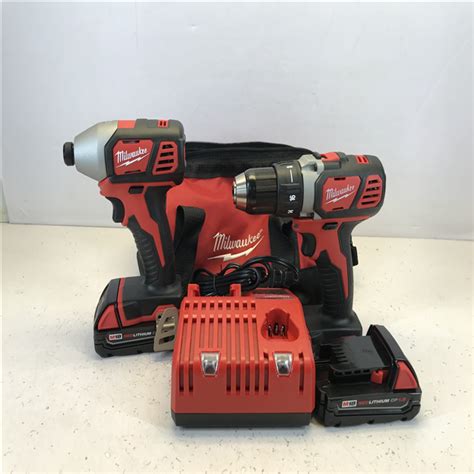 Milwaukee 2691-22 18V Cordless Drill and Impact Driver Combo Kit for sale online | eBay