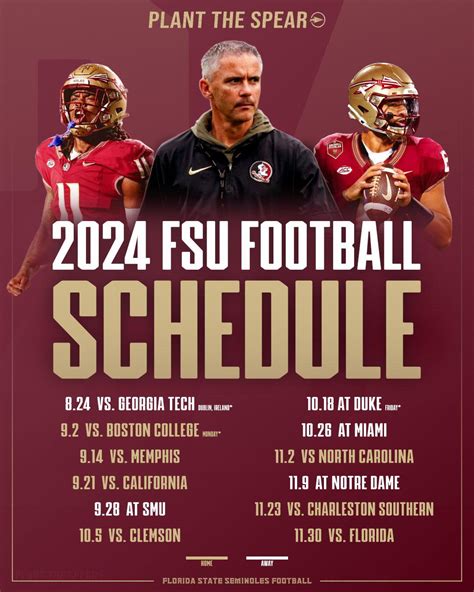 2024 Fsu Schedule - Saree Ludovika