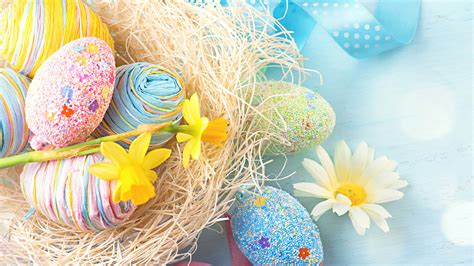 🔥 Download Easter Eggs And Flowers UHD 4k Wallpaper by ...