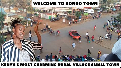 SMALL TOWN LIFE IN A KENYAN VILLAGE: RONGO TOWN - YouTube