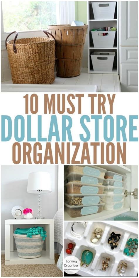 Dollar Store Organization Ideas to Inexpensively Organize Your Home