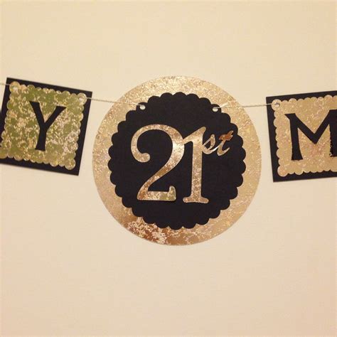 Happy 21st Birthday Banner