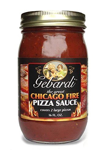 Gebardi Chicago Pizza Sauce - Chicago Fire, 16 oz.