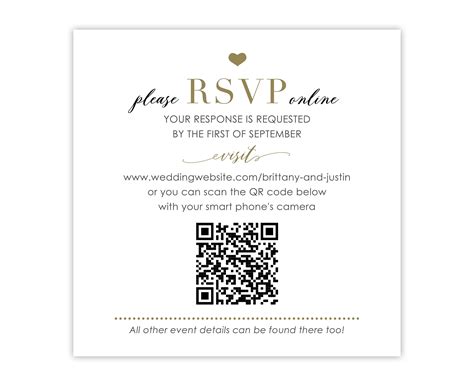 Wedding Invitations With Qr Code