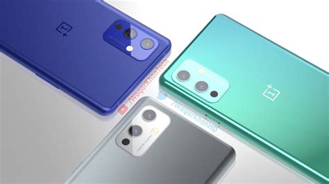 OnePlus 9 Official Looking Renders Reveal the Device in 4 Colors - Concept Phones