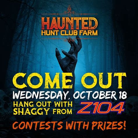 Special Events - Haunted Hunt Club Farm