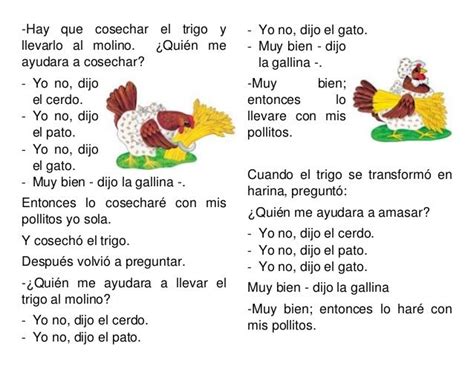 Cuento la gallinita roja | Gallinita roja, Gallinas, Adivinanzas y trabalenguas