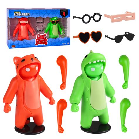 Gang Beasts Green Dinosaur Costume Kigurumi Game Fighter Character Figure PMI International ...