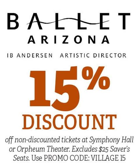 Before you buy your Ballet Arizona tickets, make sure you use our code ...