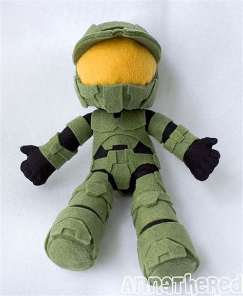 masterchief plushie | Geek toys, Geeky craft, Felt toys