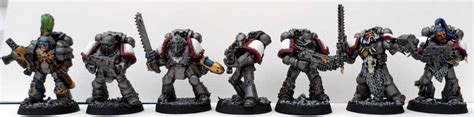 Flips Miniatures: Space Marine Armor Types