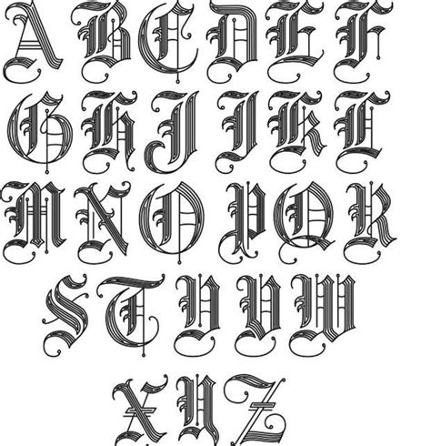 Tattoo fonts alphabet, Lettering alphabet, Tattoo lettering fonts