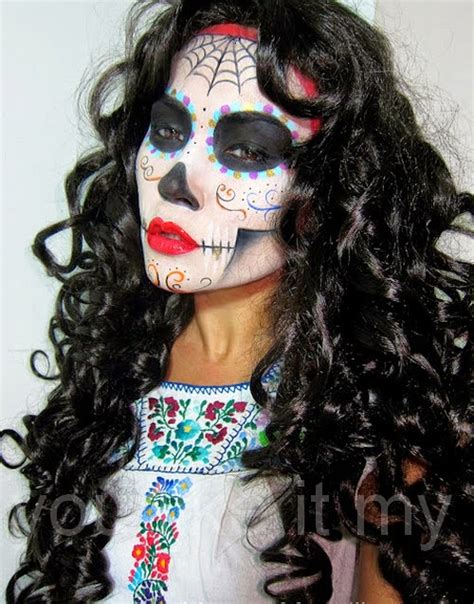 Sugar Skull Makeup For Day Of The Dead