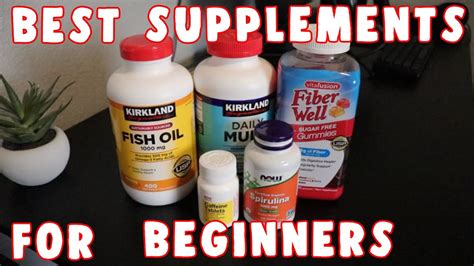 Best Supplements FOR BEGINNERS - YouTube