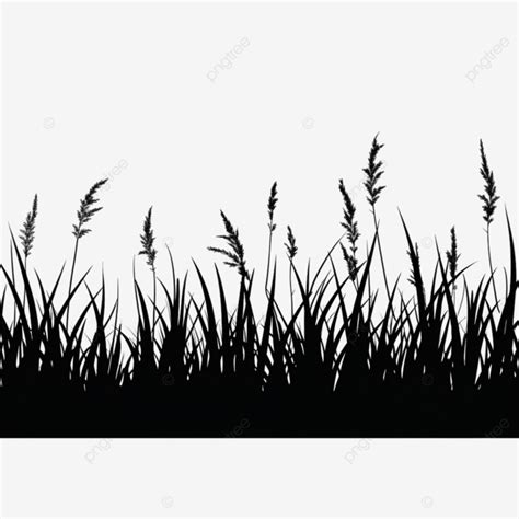 Grass Silhouette Png, Grass Silhouette, Grass Png, Black Grass PNG Transparent Image and Clipart ...