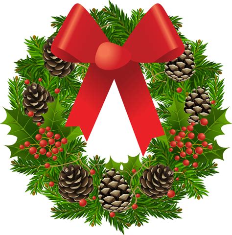 Christmas Wreath Pictures Clip Art - ClipArt Best