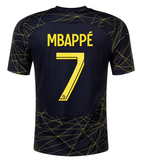 Kylian Mbappé PSG 22/23 Fourth Jersey - JerseyMotion