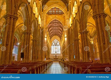 St Mary S Cathedral Interior, Sydney Australia Editorial Image - Image ...