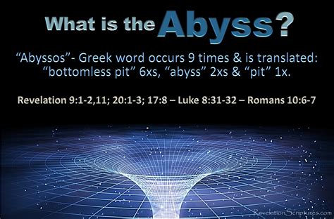 Abyss or Bottomless Pit in Revelation - The Book of Revelation