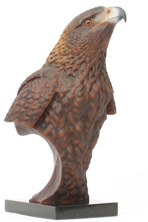 Golden Eagle Sculpture by wildlife artist, Bill Prickett.