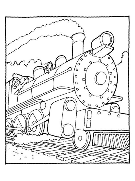 Free Polar Express Train Coloring Pages