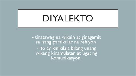 SOLUTION: Wika kultura at lipunan - Studypool