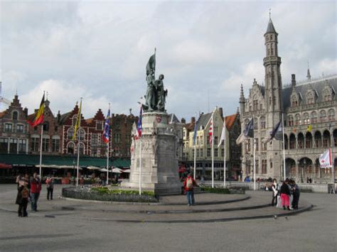 Main Square in Bruges Belgium - Markt