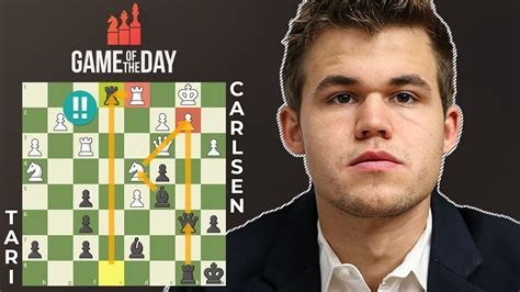 Magnus Carlsen Finds Brilliant Chess Move Vs Tari!