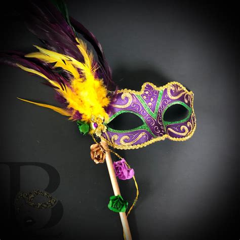 New Masquerade Masks on a Stick Party Masks USA Free Shipping