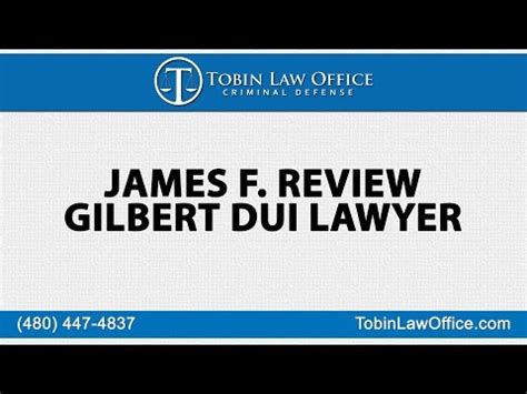 Gilbert AZ DUI Lawyer | Tobin Law Office