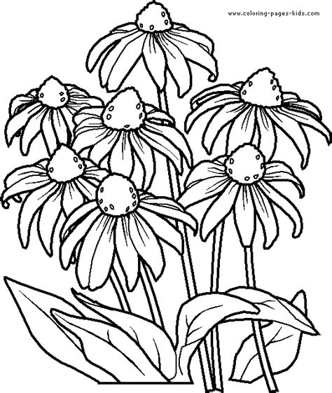 Printable Flower Coloring Pages - Flower Coloring Page