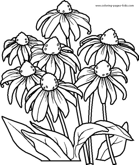 Printable Flower Coloring Pages - Flower Coloring Page