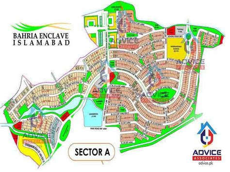 Bahria Town Islamabad Residential Area Maps | Bahria Town Islamabad Map