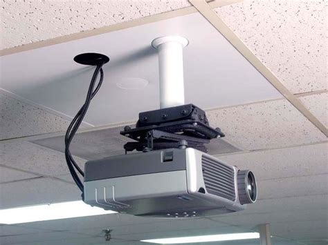 Ceiling Mount Projector Cable Management | Shelly Lighting