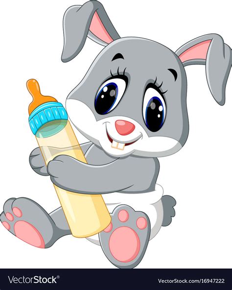 Cute Baby Bunny Cartoon