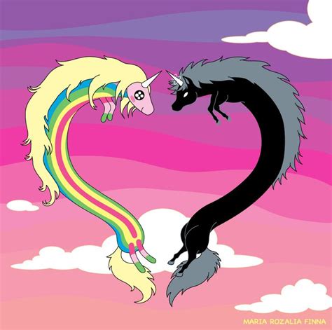 Lady Rainicorn and Lord Monochromicorn | Adventure time, Adventure time anime, Adventure time ...