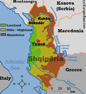 Albania - Basic facts on Europe-east.com: The complete Eastern Europe guide